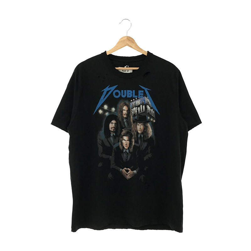 AOYAMA ROCK T-SHIRT / ヴィンテージ加工 青山 ロック プリントTシャツ