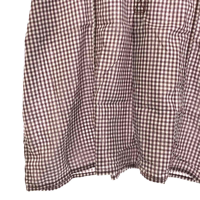 homspun / ホームスパン NEWギンガム Big プルオーバーブラウス シャツ