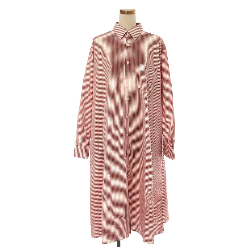 SHIRTS ROBE STRIPES  / ストライプ シャツローブワンピース