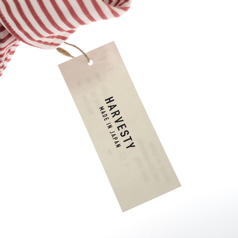 HARVESTY / ハーベスティ SHIRTS ROBE STRIPES  / ストライプ シャツローブワンピース