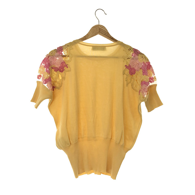 VALENTINO / ヴァレンティノ レースデザイン ニットカットソー