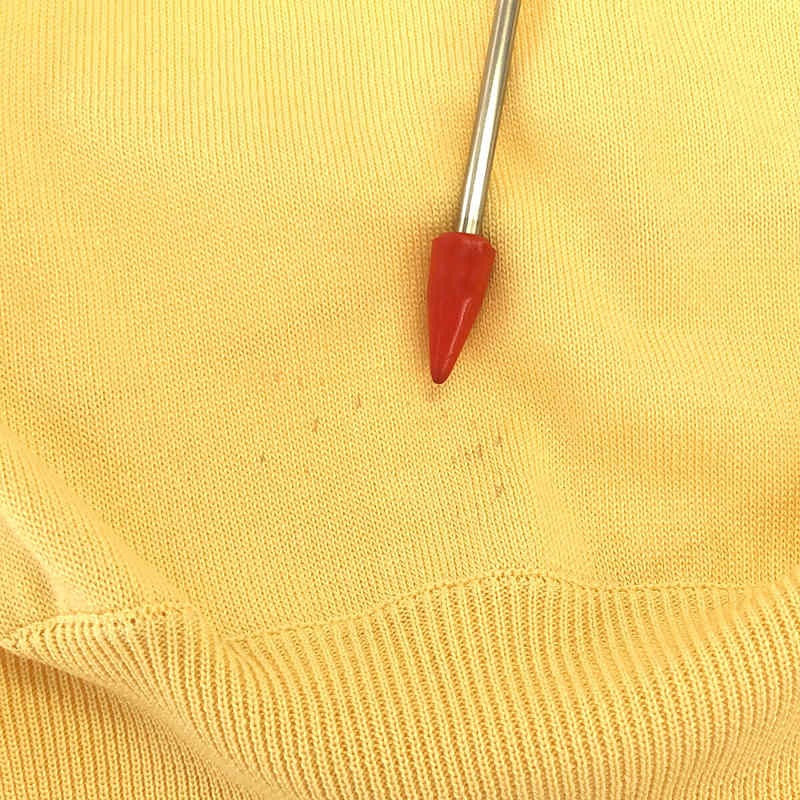 VALENTINO / ヴァレンティノ レースデザイン ニットカットソー