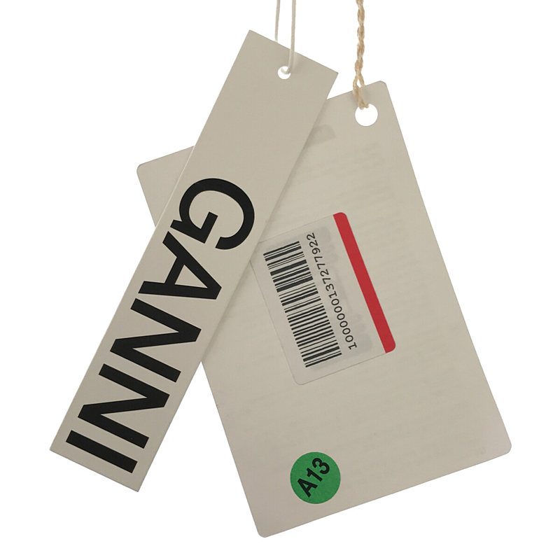 Ganni / ガニー ギンガムチェック フラワープリント パネルスカート