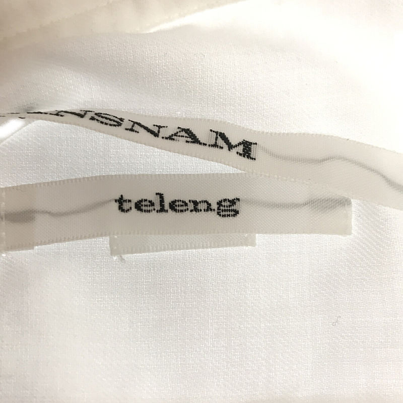 ANSNAM / アンスナム コットン レギュラーカラーシャツ