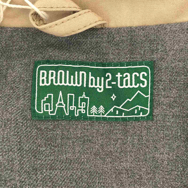 BROWN by 2-tacs / ブラウンバイツータックス Ventile weather Coach / 総裏地 ベンタイルウェザークロス コーチジャケット