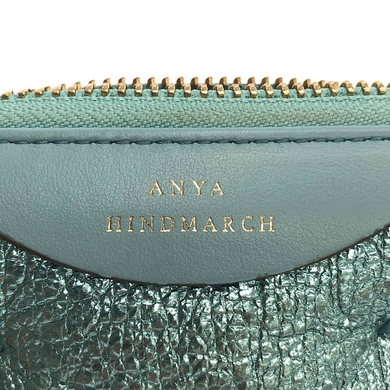 ANYA HINDMARCH / アニヤハインドマーチ Chubby Small Zip Wallet ラウンドジップ コンパクトウォレット