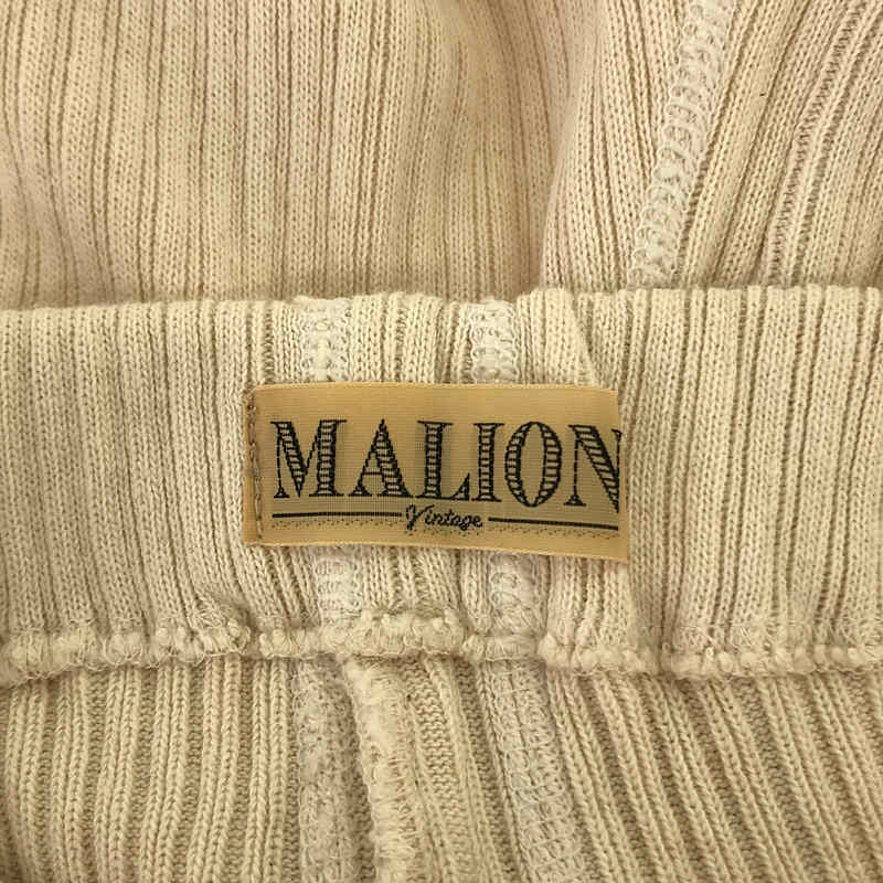 MALION vintage / マリオンヴィンテージ レース切替リブパンツ