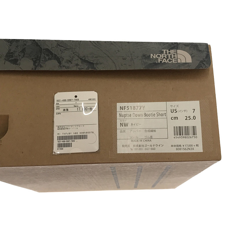 THE NORTH FACE / ザノースフェイス Nuptse Down Bootie Short ヌプシ ブーティ ショート