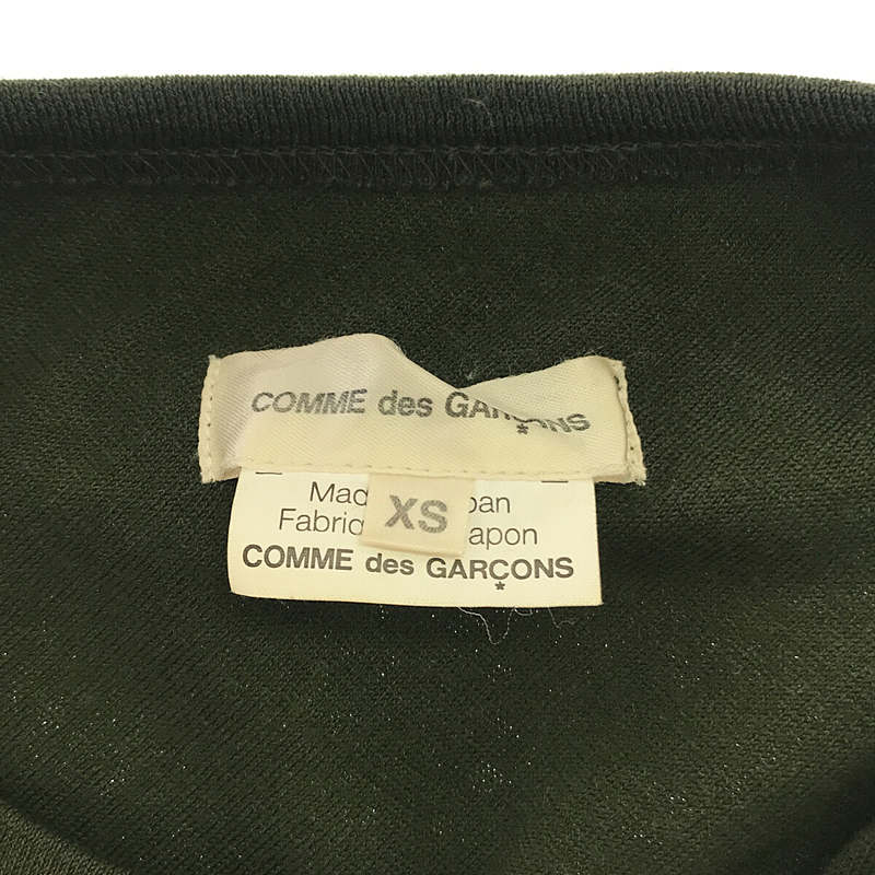 COMME des GARCONS / コムデギャルソン ウール レイヤードデザイン 変形 ロングスリーブ カットソー