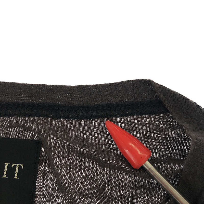 SHARE SPIRIT / シェアースピリット コットン ドクロ プリント Vネック Tシャツ