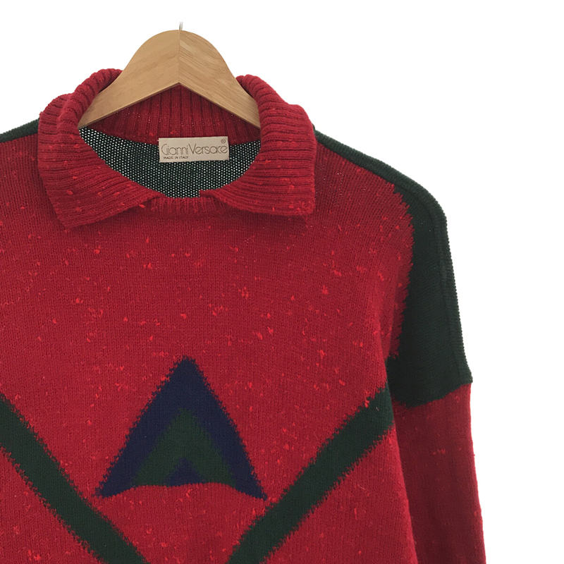 Gianni Versace / ジャンニヴェルサーチ 襟付 プルオーバーニット