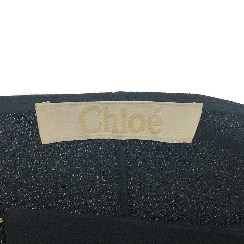 Chloe / クロエ フリルデザイン ノーカラーブラウス