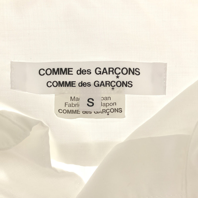 COMME des GARCONS COMME des GARCONS / コムコム コットン カッティング レギュラーカラーシャツ