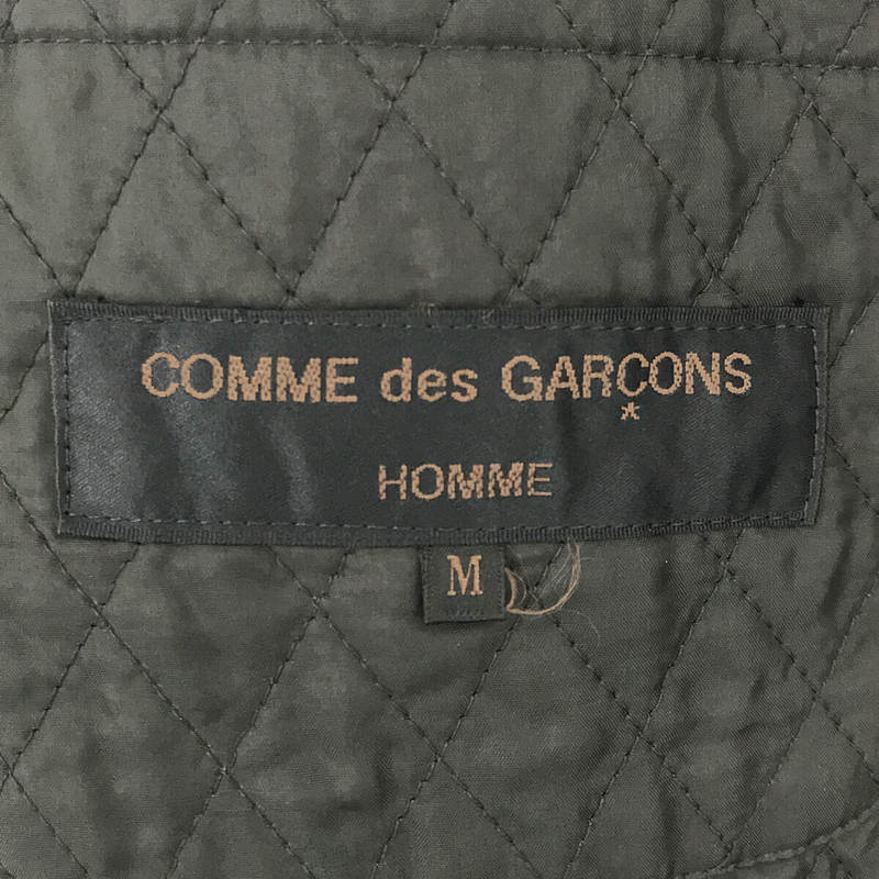 COMME des GARCONS HOMME / コムデギャルソンオム 90s ウール メルトン キルティング リバーシブル コート
