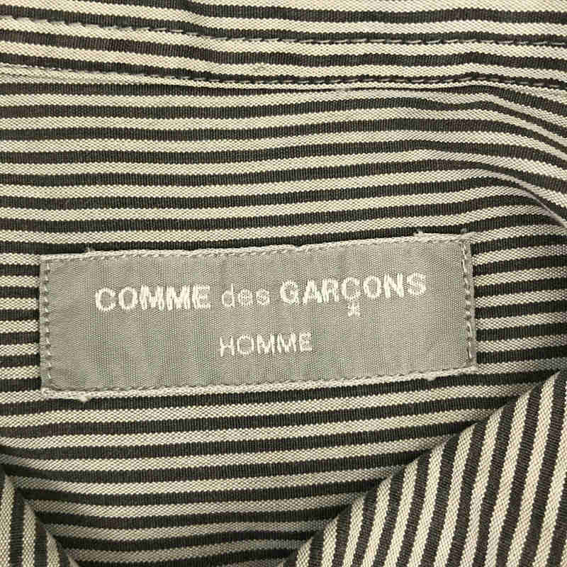 COMME des GARCONS HOMME / コムデギャルソンオム 90s 銀タグ コットン ストライプ オーバーサイズ シャツ