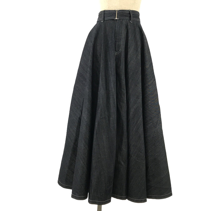 foufou super flare denim skirt | www.fleettracktz.com