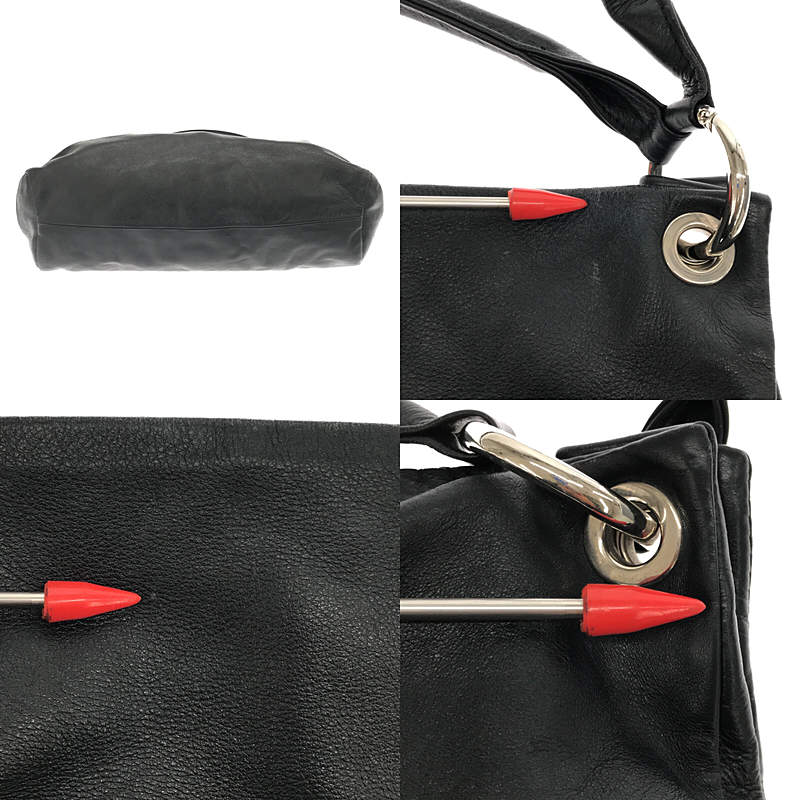 その他 レザー ドレープデザイン 2way トートバッグ