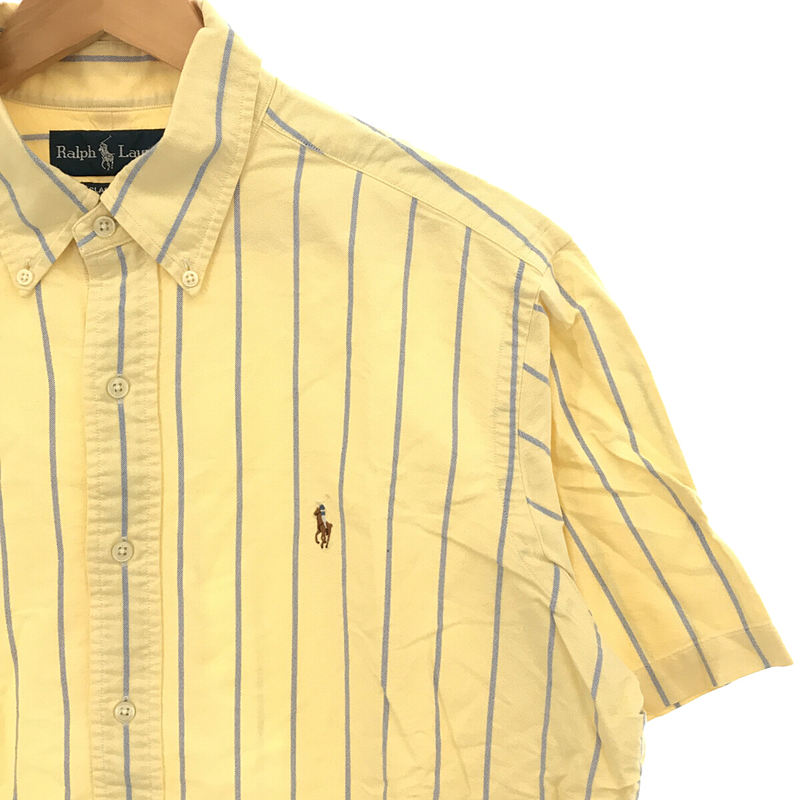 RALPH LAUREN / ラルフローレン ワンポイント刺繡 ポニー コットン ストライプ ボタンダウン シャツ