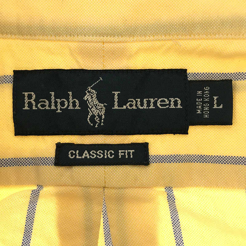 RALPH LAUREN / ラルフローレン ワンポイント刺繡 ポニー コットン ストライプ ボタンダウン シャツ