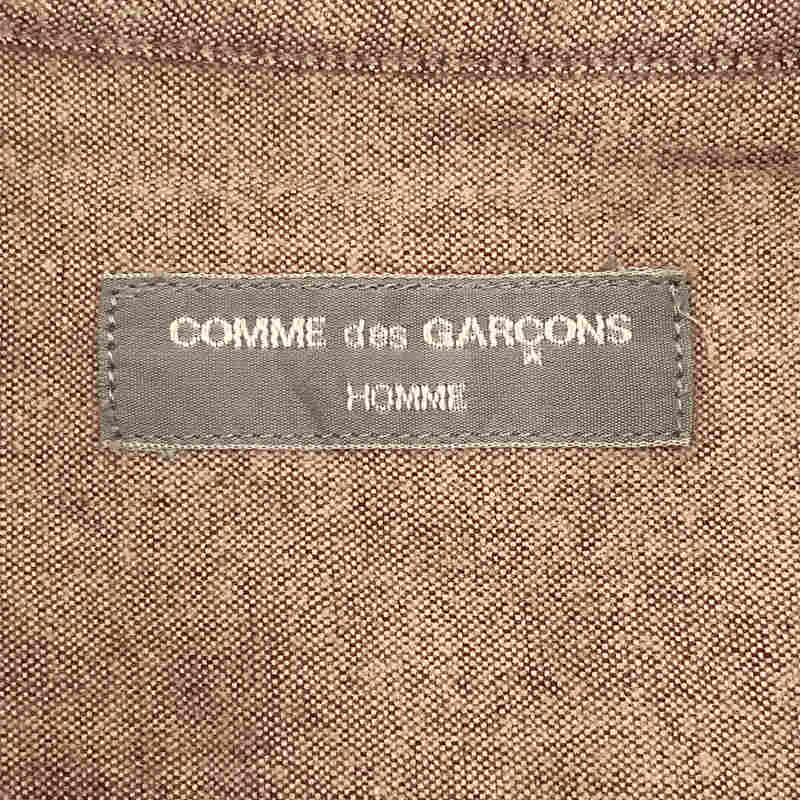 90s 銀タグ コットン ラメ プリント オーバーサイズ シャツCOMME des GARCONS HOMME / コムデギャルソンオム