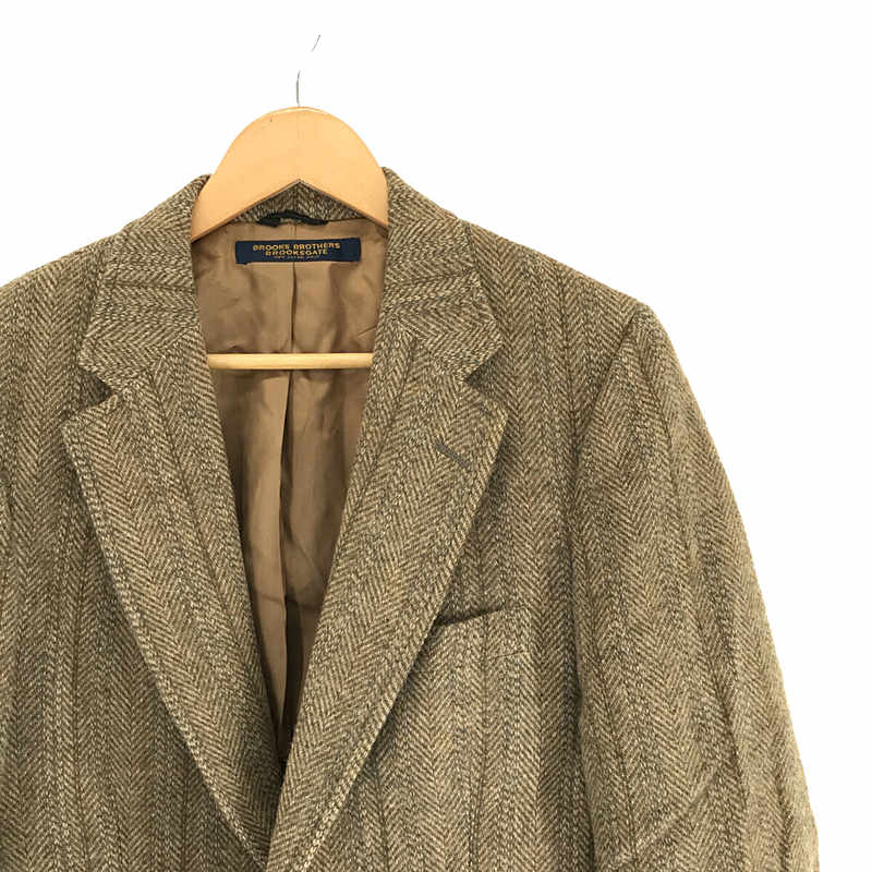 BROOKS BROTHERS / ブルックスブラザーズ 1980s～ Vintage ヴィンテージ ウール ツイード クルミボタン 2B テーラード ジャケット