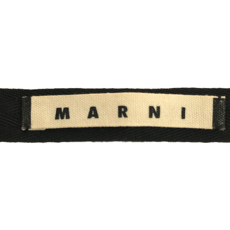 MARNI / マルニ フェザー装飾 ウッドネックレス