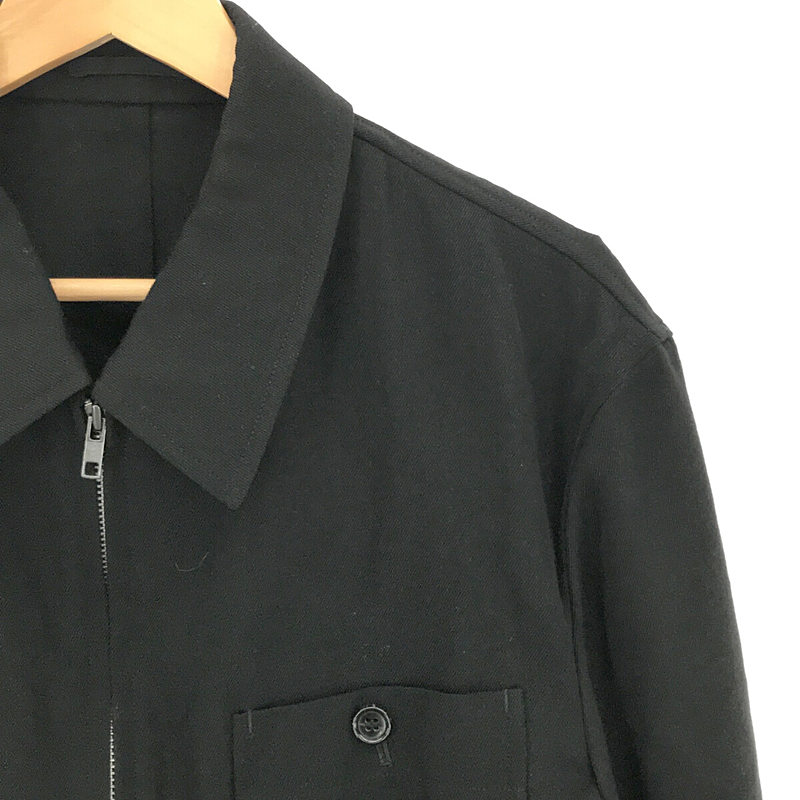 COMME des GARCONS HOMME / コムデギャルソンオム 90s ウール スイングトップ ジップアップ ブルゾン ジャケット