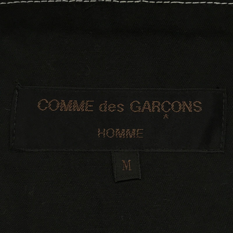 COMME des GARCONS HOMME / コムデギャルソンオム 90s コットン 袖 ナイロン 切替 3rd タイプ ステッチワーク ジャケット