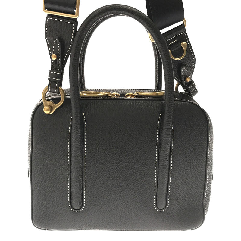 その他 × Demi-Luxe BEAMS ビームス 別注 ジョリー レザー ミニボストン ショルダー ハンド バッグ 保存袋有