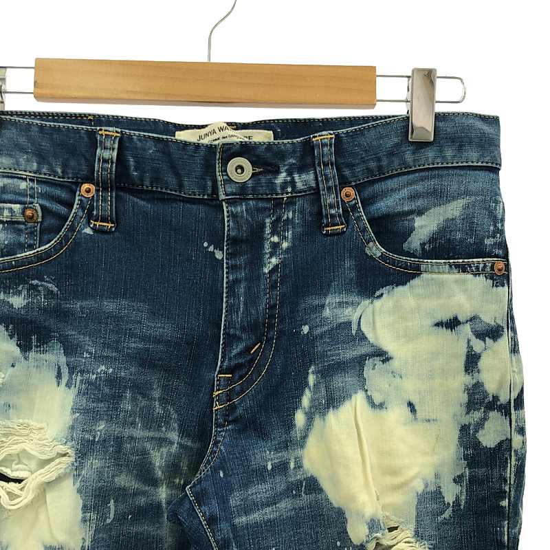 JUNYA WATANABE COMME des GARCONS / ジュンヤワタナベ ブリーチ加工 ダメージ デニムパンツ