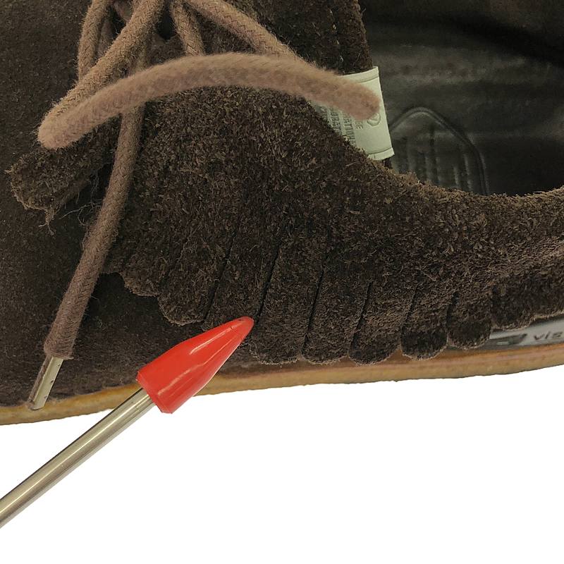 visvim / ビズビム MALISEET SHAMAN FOLK / スエード レザー フリンジ モカシンシューズ