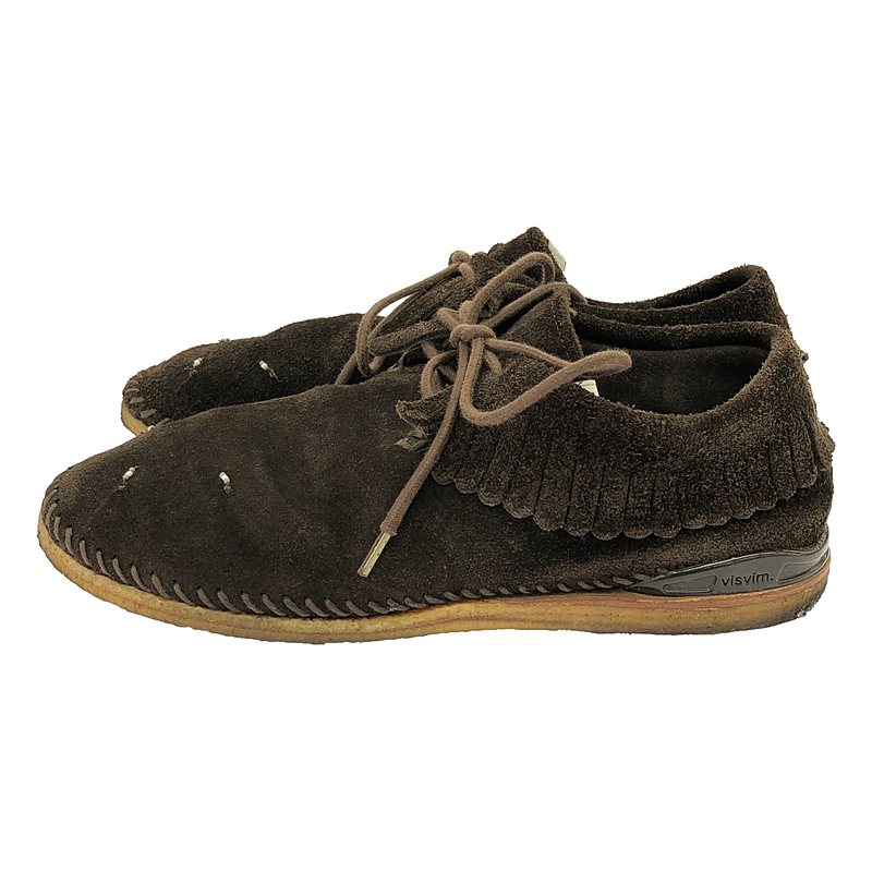 visvim / ビズビム MALISEET SHAMAN FOLK / スエード レザー フリンジ モカシンシューズ