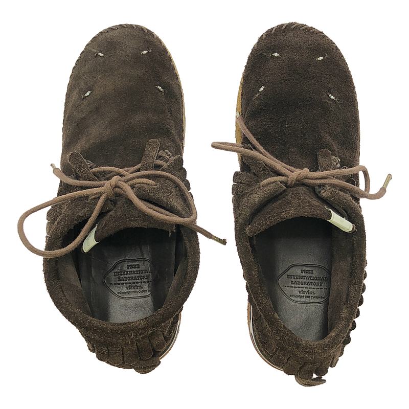 visvim / ビズビム MALISEET SHAMAN FOLK / スエード レザー フリンジ モカシンシューズ