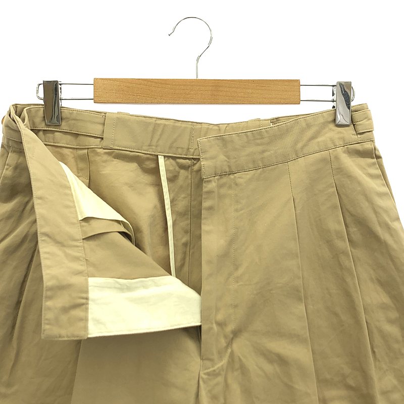 JUN MIKAMI / ジュンミカミ ツータック ショート パンツ