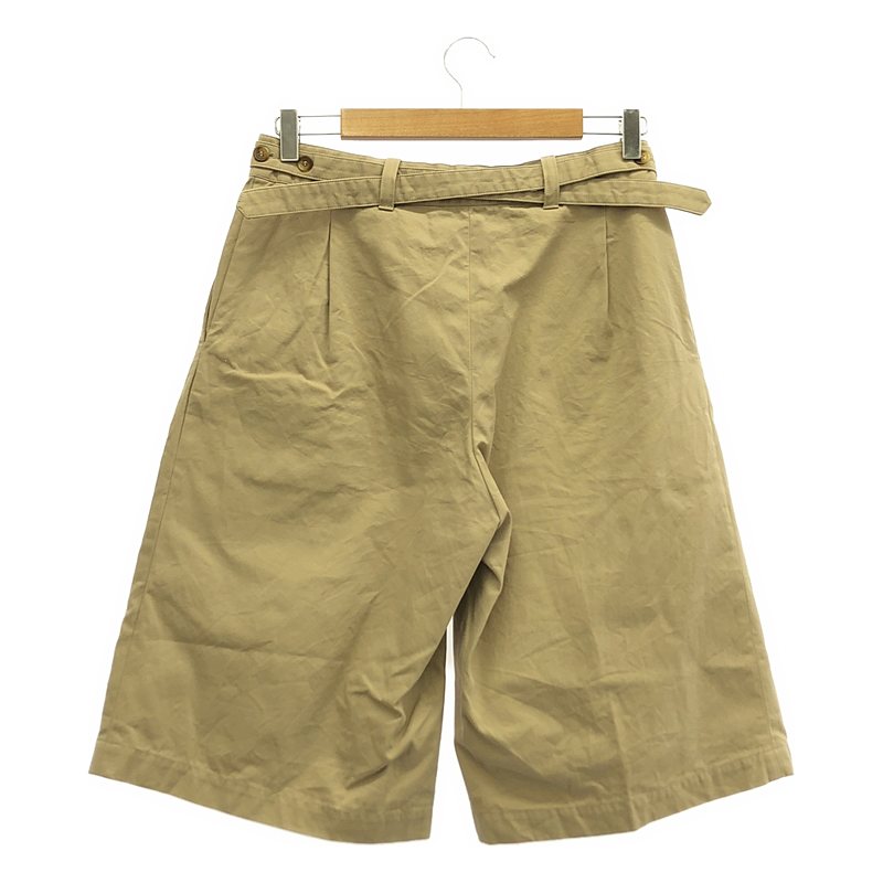 JUN MIKAMI / ジュンミカミ ツータック ショート パンツ