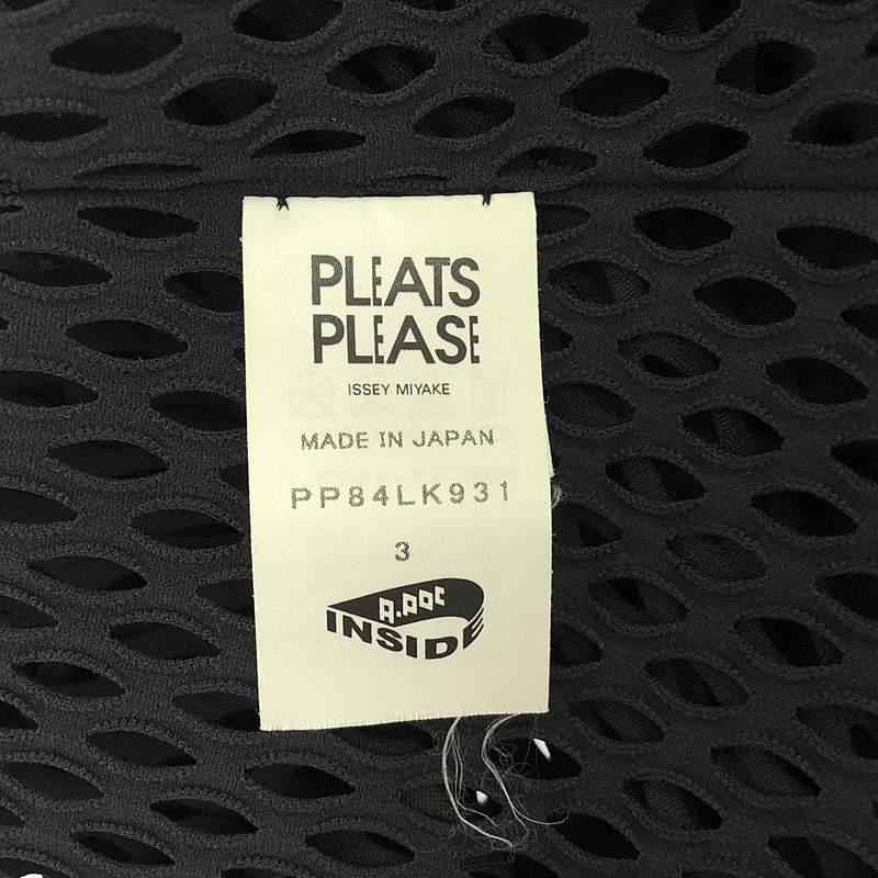 PLEATS PLEASE ISSEY MIYAKE / プリーツプリーズイッセイミヤケ タートルネック メッシュ カットソー