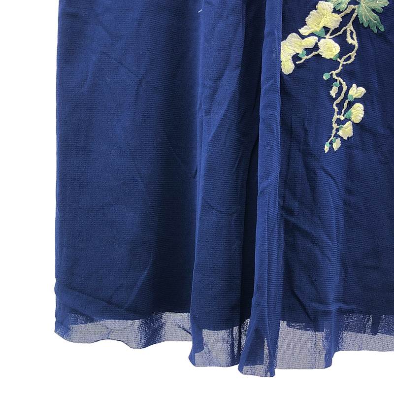 VIVIENNE TAM / ヴィヴィアンタム フローラル 刺しゅう ワンピース