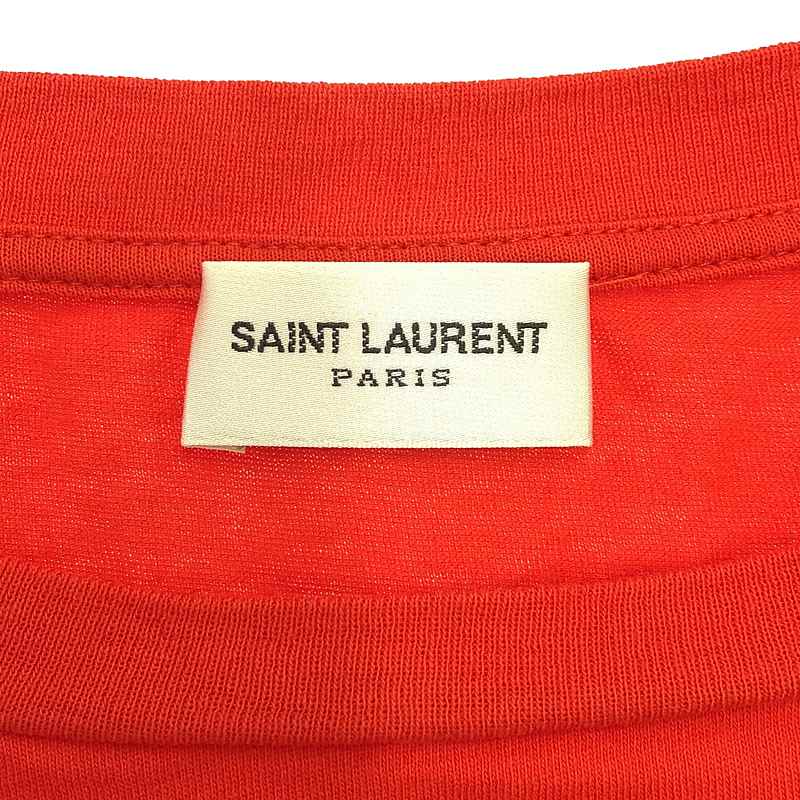 SAINT LAURENT PARIS / サンローランパリ コットン クルーネックカットソー