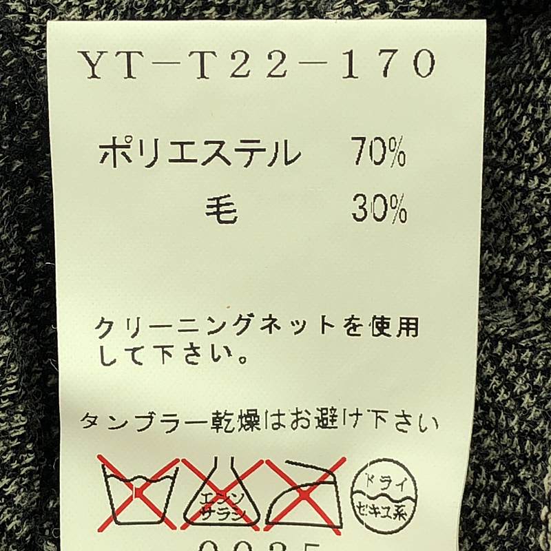 Y's / ワイズヨウジヤマモト ヘリンボーン カットオフ カットソー