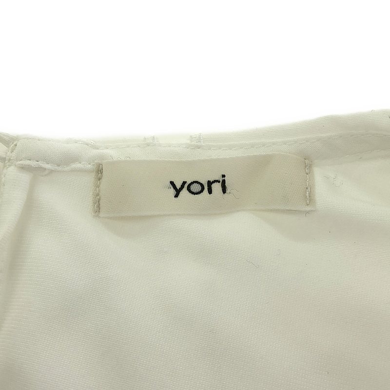 yori / ヨリ スカラップカラーロンTee Tシャツ