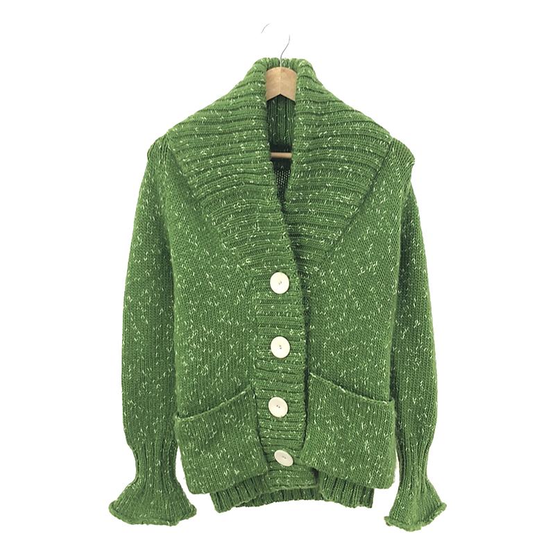 Rovaniemi Wool×cotton Knit Cardigan ニット カーディガン