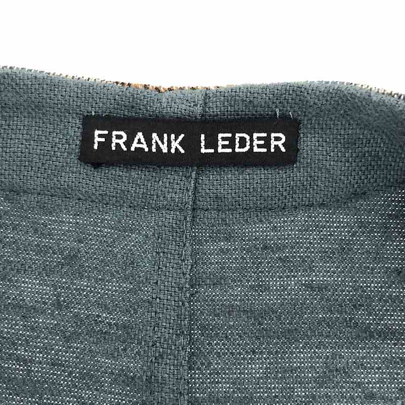 FRANK LEDER / フランクリーダー グランチェック Vネックベスト