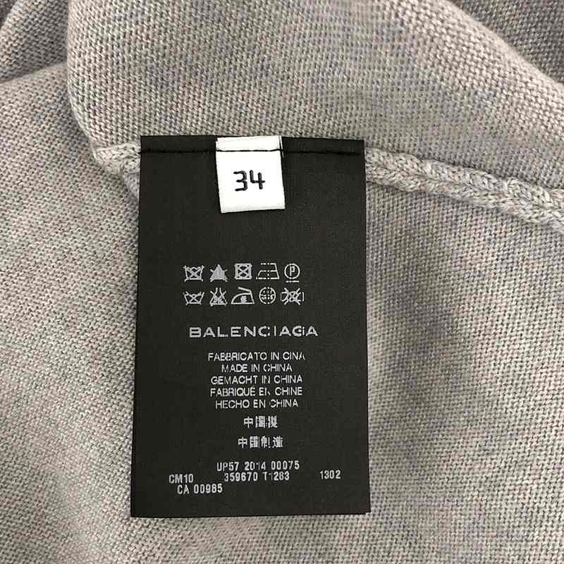 BALENCIAGA / バレンシアガ KNITS ウール フレア ニットワンピース