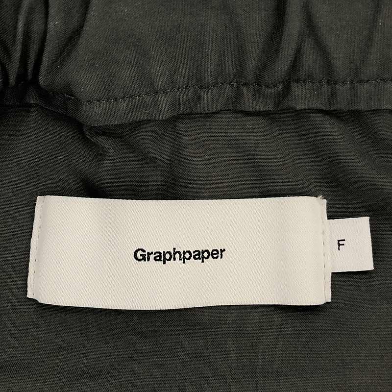 Graphpaper / グラフペーパー STRETCH TYPEWRITER WIDE CHEF SHORTS ストレッチタイプライター ワイドシェフショーツ