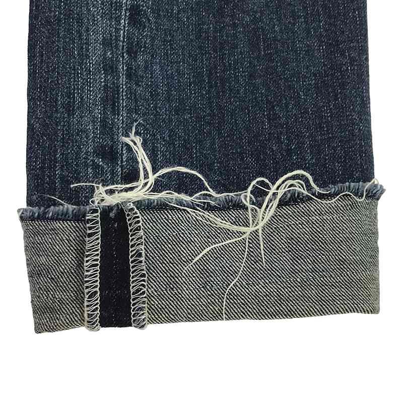 sacai / サカイ ダメージ クラッシュ加工 カットオフ デニムパンツ