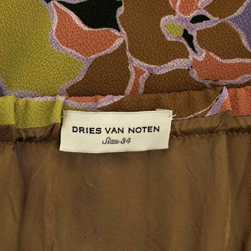 DRIES VAN NOTEN / ドリスヴァンノッテン ボタニカル 総柄 イージースカート