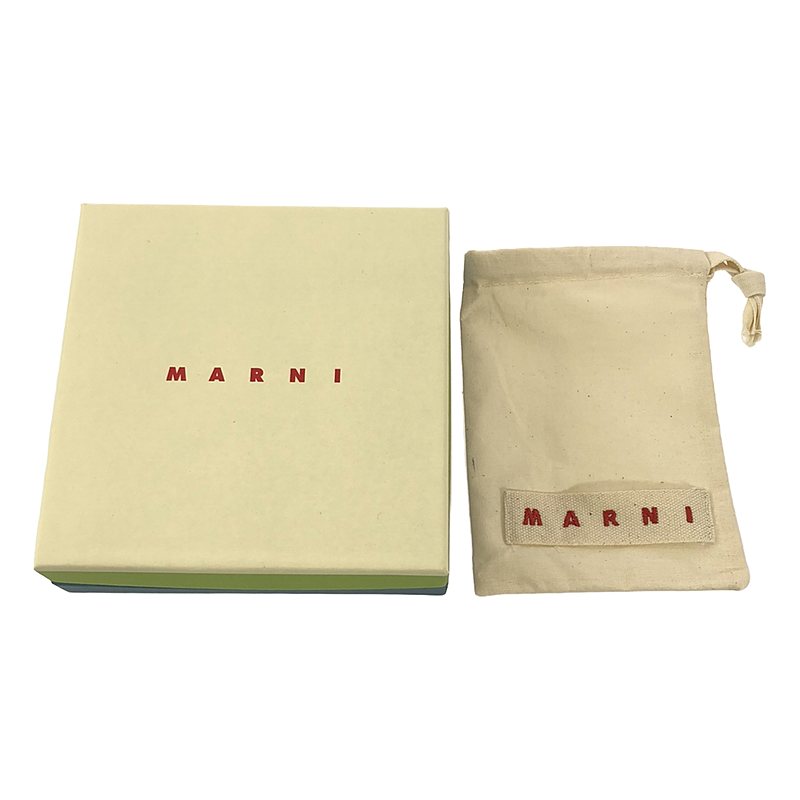 MARNI / マルニ パテントレザー ドット 水玉 二つ折り財布