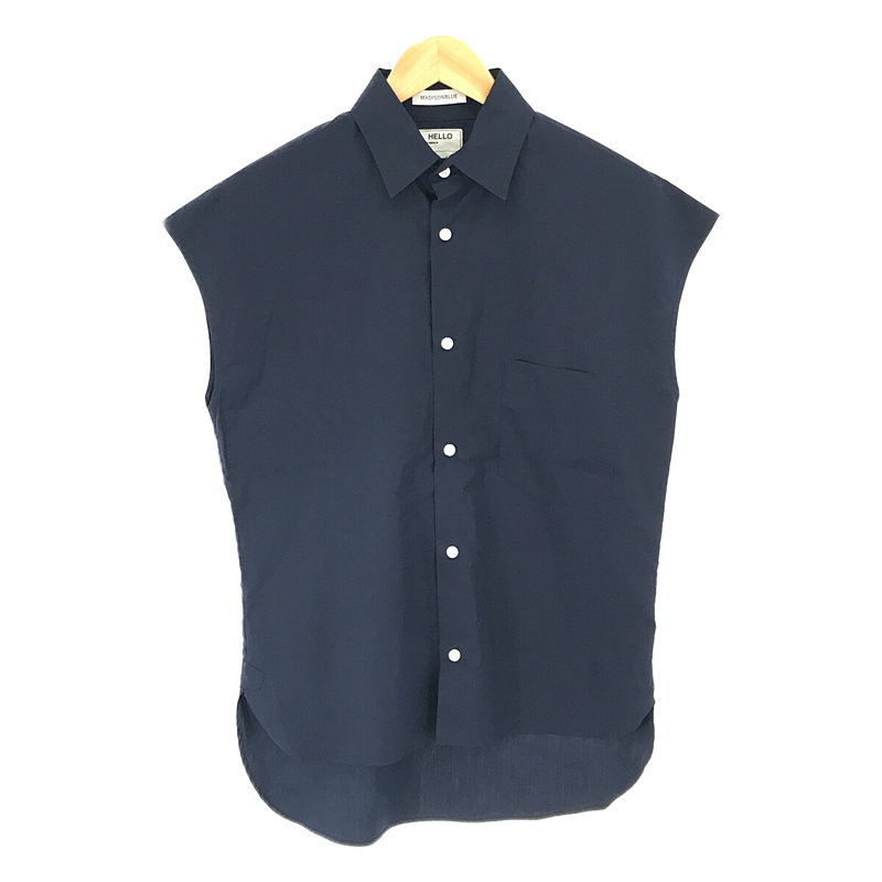 SLEEVELESS J.BRADLEY SHIRT スリーブレスシャツ ブラウスMADISON BLUE / マディソンブルー