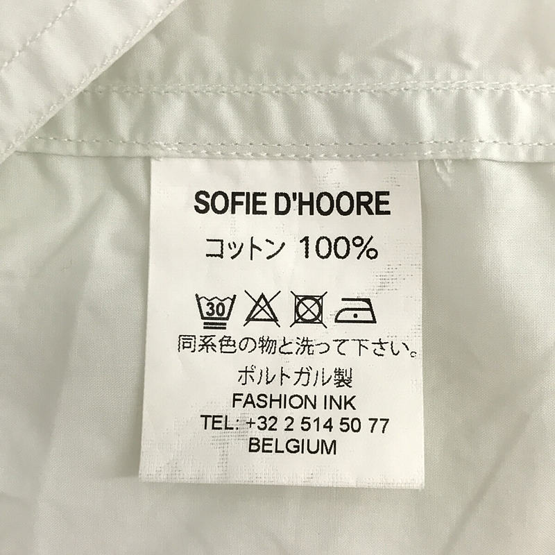 コットン プルオーバー シャツ ブラウスSOFIE D'HOORE / ソフィードール