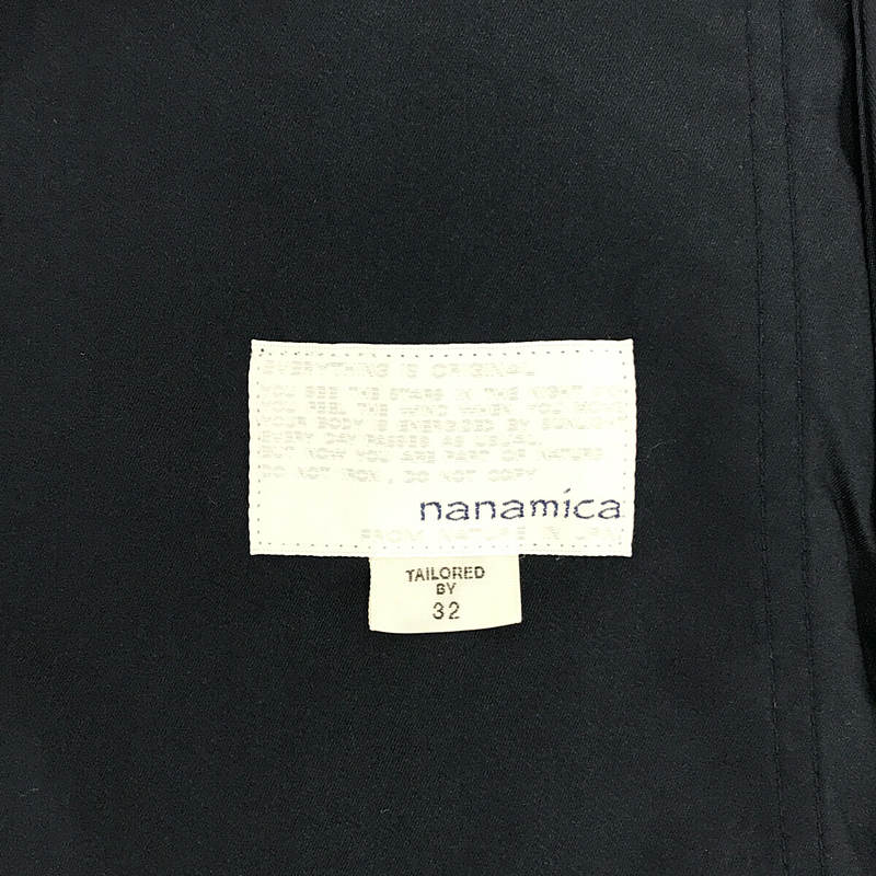 nanamica / ナナミカ SUDS925 Micro Polyester Cotton Twill Dock Shorts ショートパンツ navy